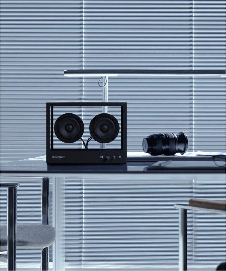 journal standard Furniture「★【TRANSPARENT/トランスペアレント】SMALL TRANSPARENT  BLACK　スピーカー」|電化製品|ブラック