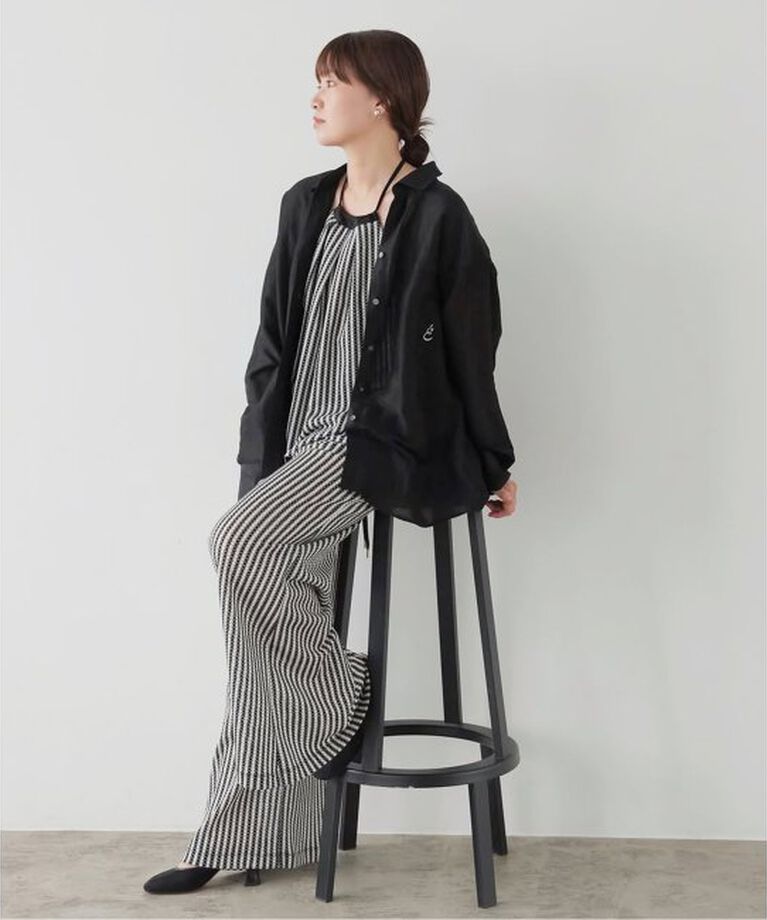 IENA「《追加予約》ラミーリヨセルロングシャツ」|シャツ・ブラウス|