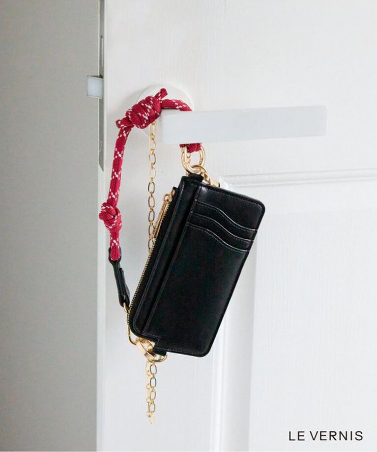 SLOBE IENA「LE VERNIS/ル ベルニ Paracord wallet 244-210601」|財布|ブラック