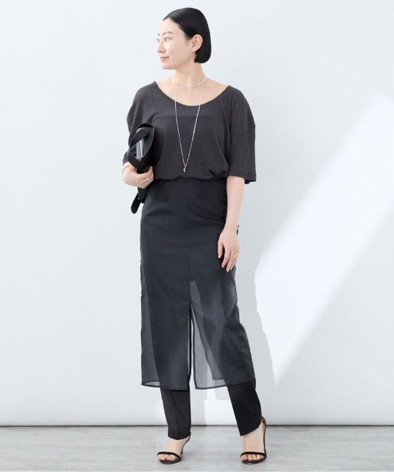 VERMEIL par iena「TANC TOKYO タンクトウキョウ  LOOSE SHORTSLEEVE TEE TC25A-054」|Tシャツ・カットソー|