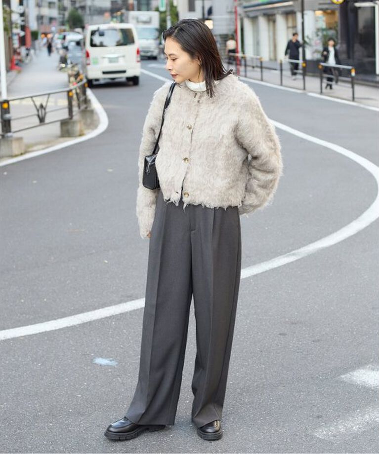 JOURNAL STANDARD「《追加2》ウールライクストレッチスラックス」|スラックス|