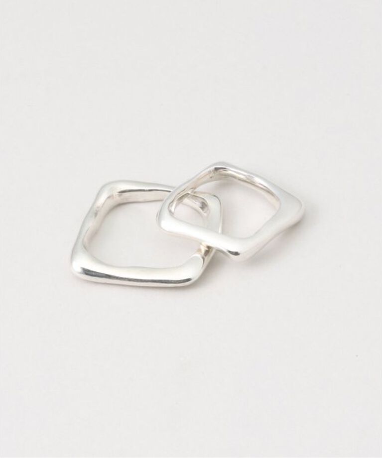 JOURNAL STANDARD「【MAISON DPULSE/メゾンドパルス】 SQUERE PAIR RING　H017」|リング|