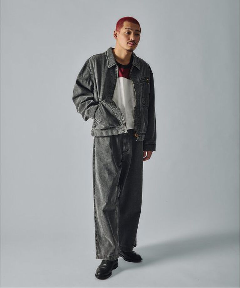 J.S.Homestead「J.S.Homestead / Stead ピグメントキャンバス ジップジャケット」|その他|