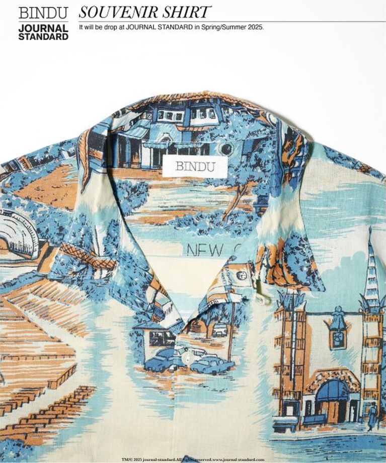 JOURNAL STANDARD「BINDU / ビンドゥー Indian cotton pattern S/S」|シャツ・ブラウス|