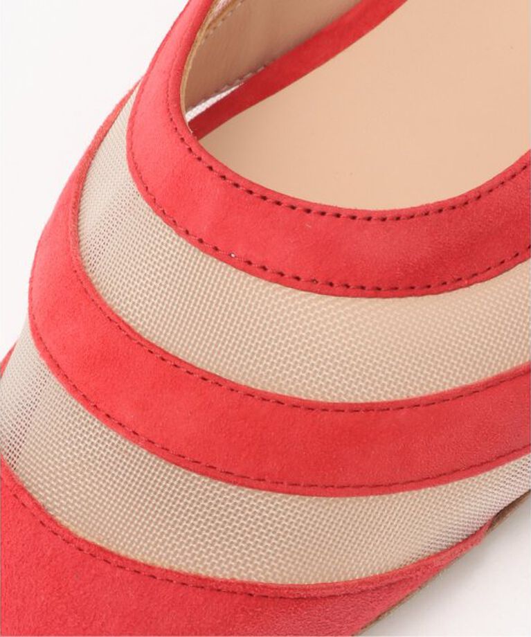 Spick and Span「《一部店舗+WEB限定》FABIO RUSCONI スエードメッシュコンビフラットシューズ」|その他|