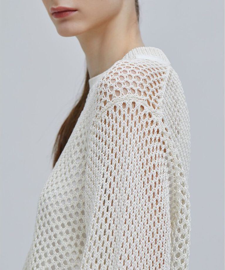 BEIGE,「【Precious 6月号掲載】GASPARD / メッシュニット」|ニット・セーター|