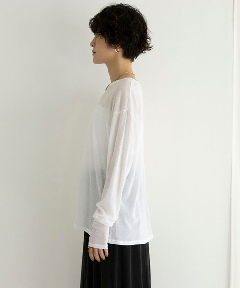 NOLLEY'S「MY STANDARD ルーズシアーロンT」|Tシャツ・カットソー|