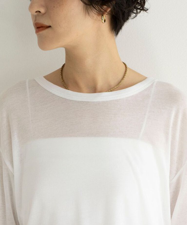 NOLLEY'S「MY STANDARD ルーズシアーロンT」|Tシャツ・カットソー|