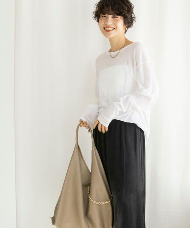 NOLLEY'S「MY STANDARD ルーズシアーロンT」|Tシャツ・カットソー|