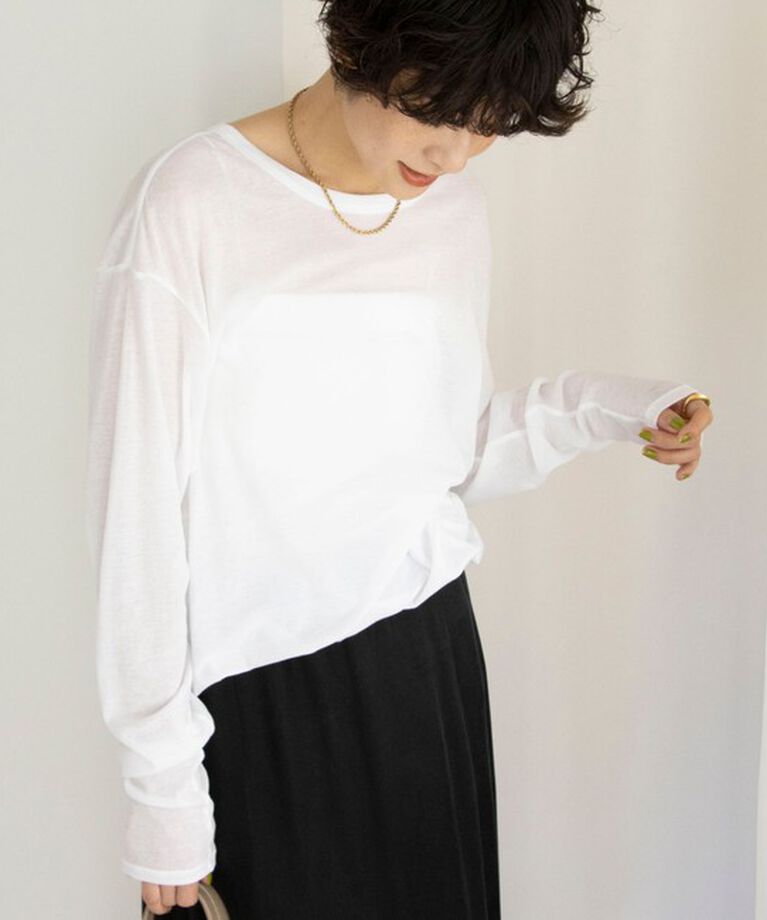 NOLLEY'S「MY STANDARD ルーズシアーロンT」|Tシャツ・カットソー|