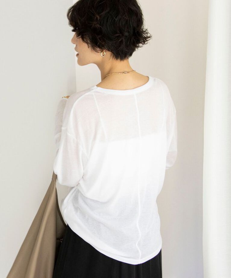 NOLLEY'S「MY STANDARD ルーズシアーロンT」|Tシャツ・カットソー|