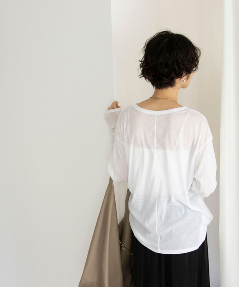 NOLLEY'S「MY STANDARD ルーズシアーロンT」|Tシャツ・カットソー|