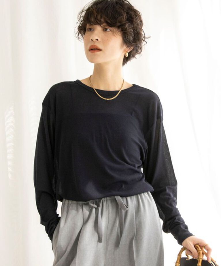 NOLLEY'S「MY STANDARD ルーズシアーロンT」|Tシャツ・カットソー|