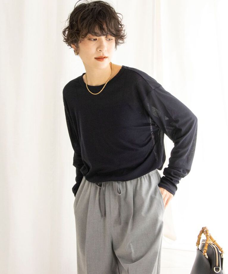NOLLEY'S「MY STANDARD ルーズシアーロンT」|Tシャツ・カットソー|