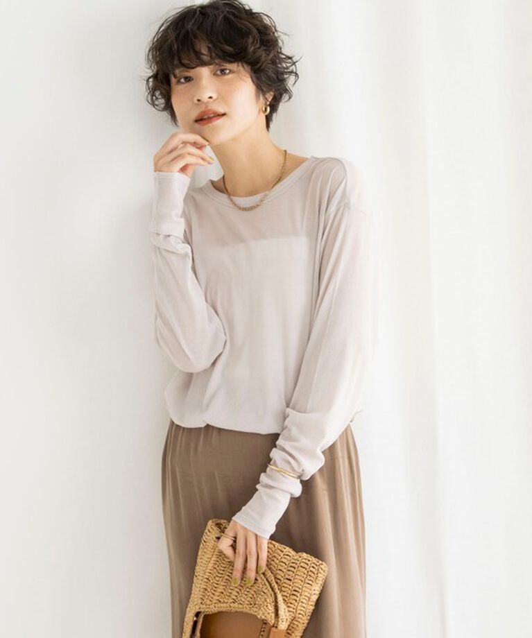 NOLLEY'S「MY STANDARD ルーズシアーロンT」|Tシャツ・カットソー|