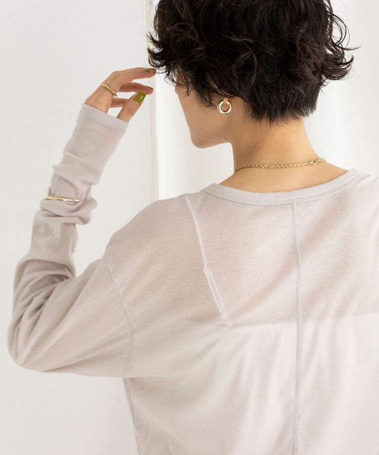NOLLEY'S「MY STANDARD ルーズシアーロンT」|Tシャツ・カットソー|