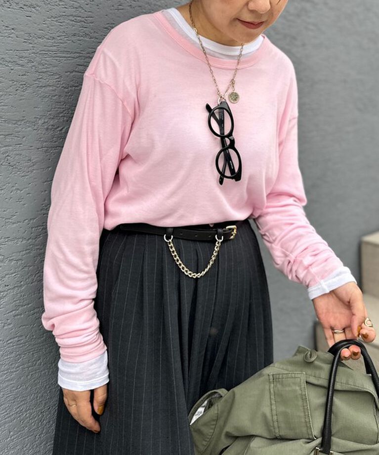 NOLLEY'S「MY STANDARD ルーズシアーロンT」|Tシャツ・カットソー|