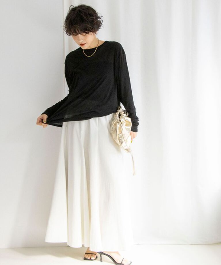 NOLLEY'S「MY STANDARD ルーズシアーロンT」|Tシャツ・カットソー|