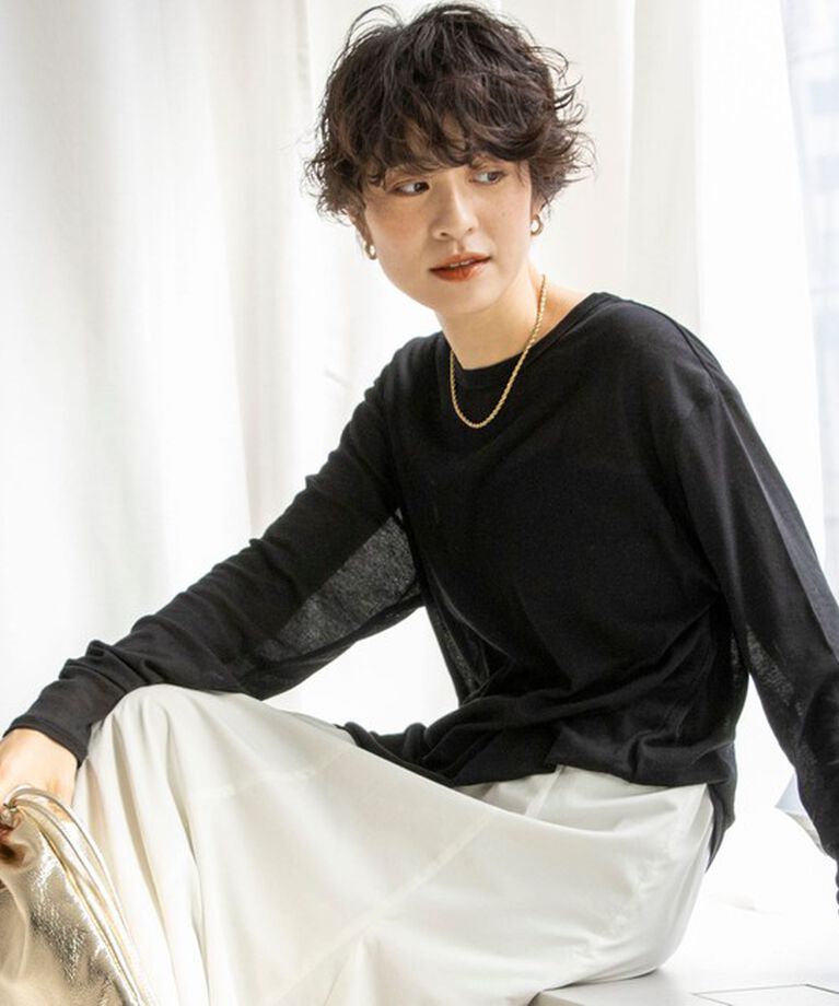 NOLLEY'S「MY STANDARD ルーズシアーロンT」|Tシャツ・カットソー|