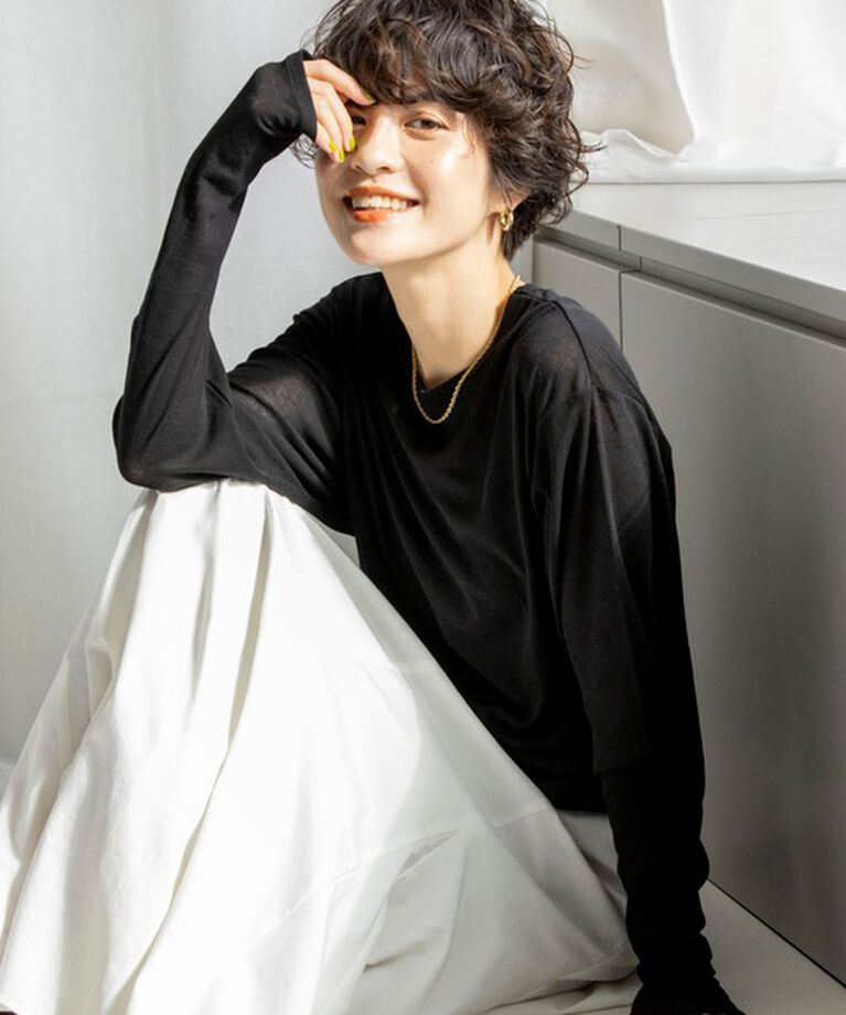 NOLLEY'S「MY STANDARD ルーズシアーロンT」|Tシャツ・カットソー|