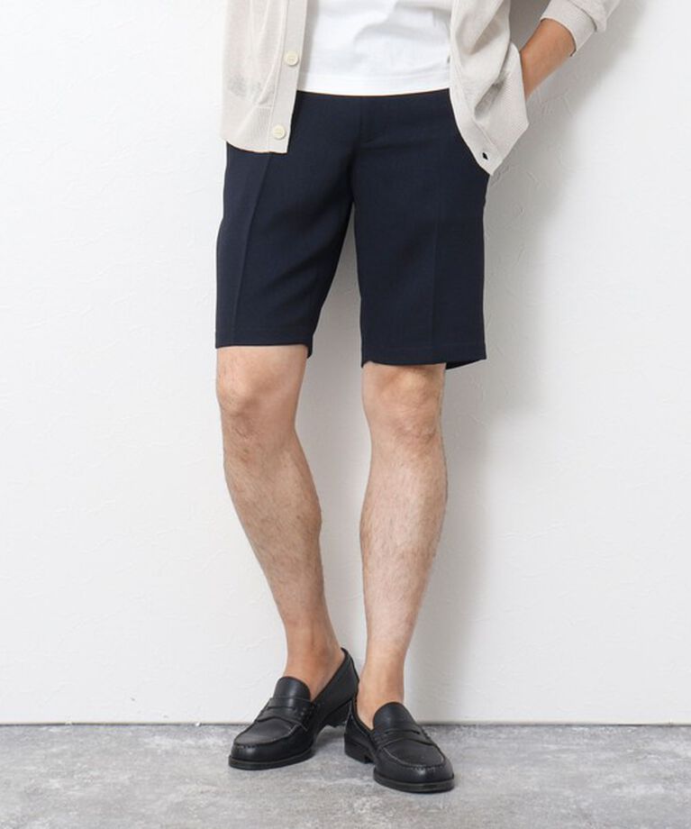 NOLLEY'S goodman「LINOTECH リネンライクショートパンツ」|その他|ダークネイビー