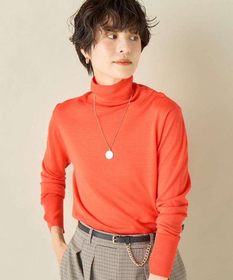 NOLLEY'S「《手洗い可能》エタニティハイネックプルオーバーニット」|ニット・セーター|