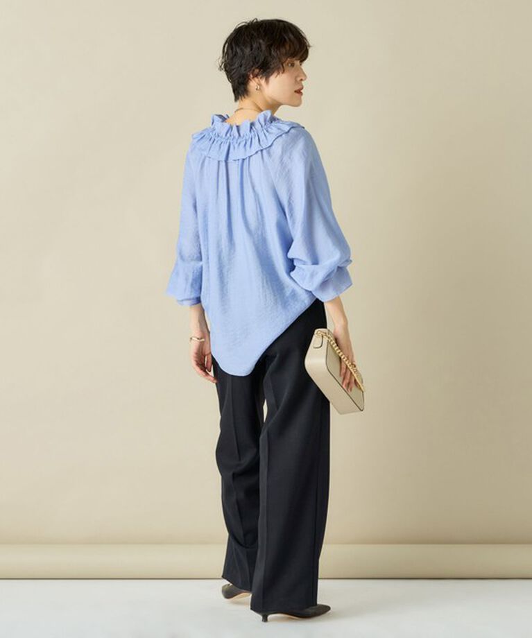 NOLLEY'S sophi「ウォッシャブルシャークツータックワイドパンツ」|その他|