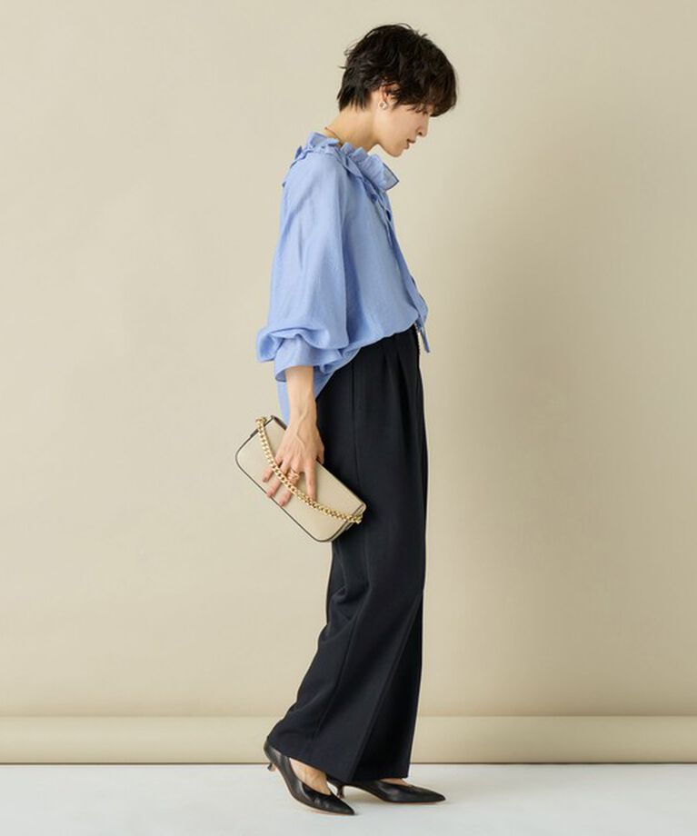 NOLLEY'S sophi「ウォッシャブルシャークツータックワイドパンツ」|その他|