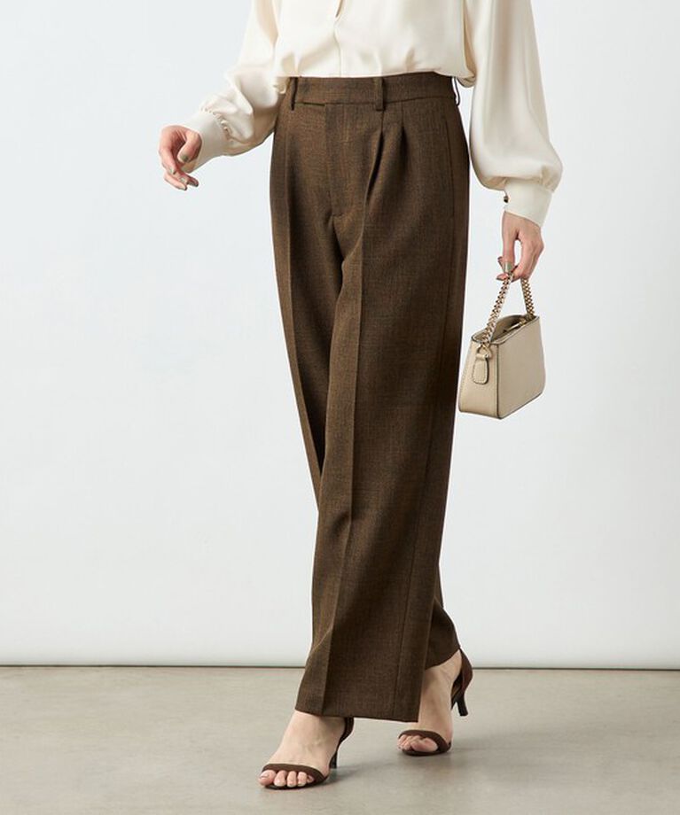 NOLLEY'S sophi「ウォッシャブルシャークツータックワイドパンツ」|その他|