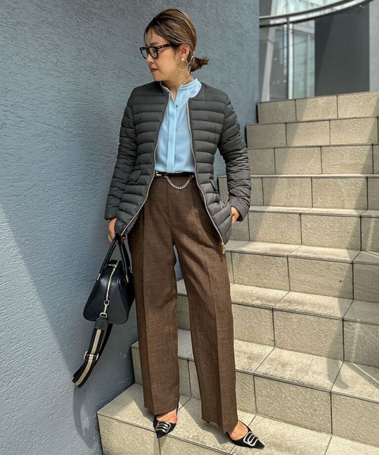 NOLLEY'S sophi「ウォッシャブルシャークツータックワイドパンツ」|その他|