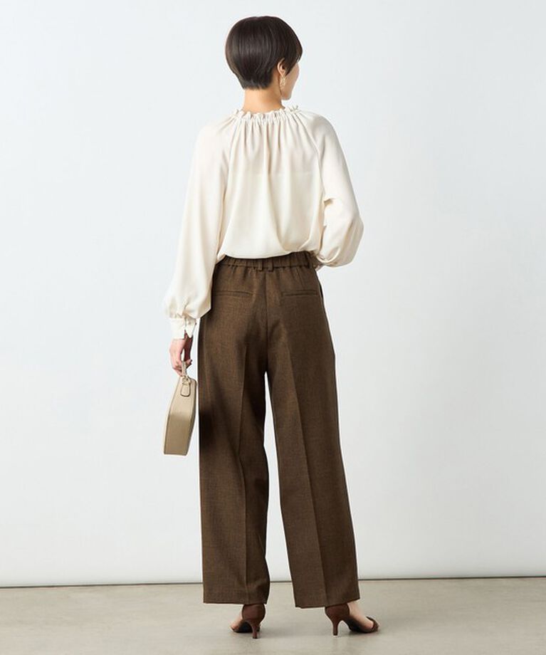 NOLLEY'S sophi「ウォッシャブルシャークツータックワイドパンツ」|その他|