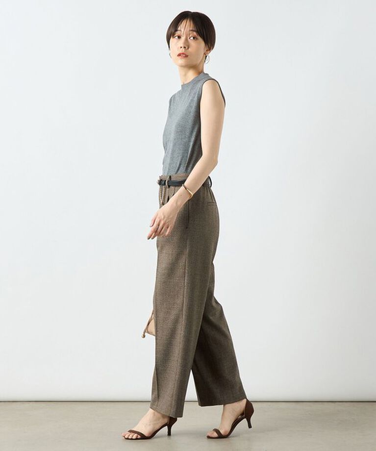 NOLLEY'S sophi「ウォッシャブルシャークツータックワイドパンツ」|その他|