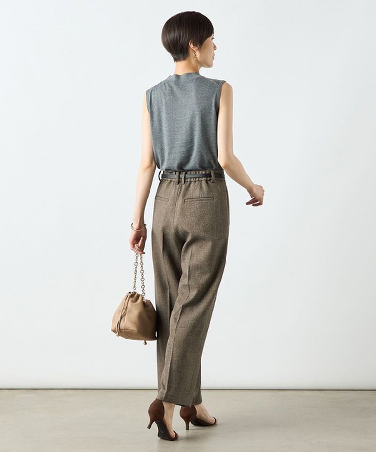 NOLLEY'S sophi「ウォッシャブルシャークツータックワイドパンツ」|その他|