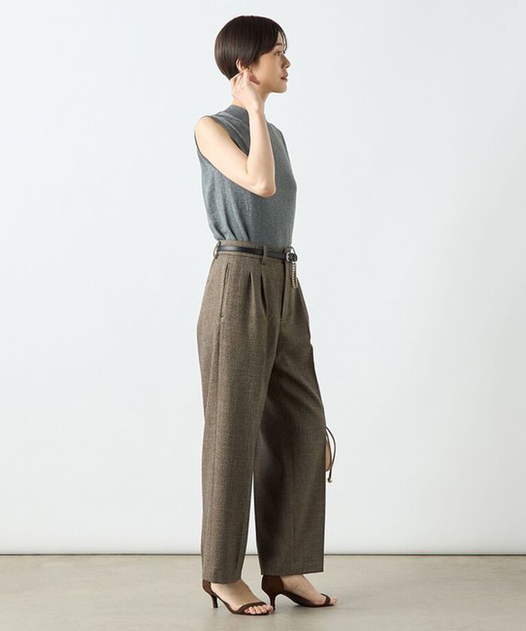 NOLLEY'S sophi「ウォッシャブルシャークツータックワイドパンツ」|その他|