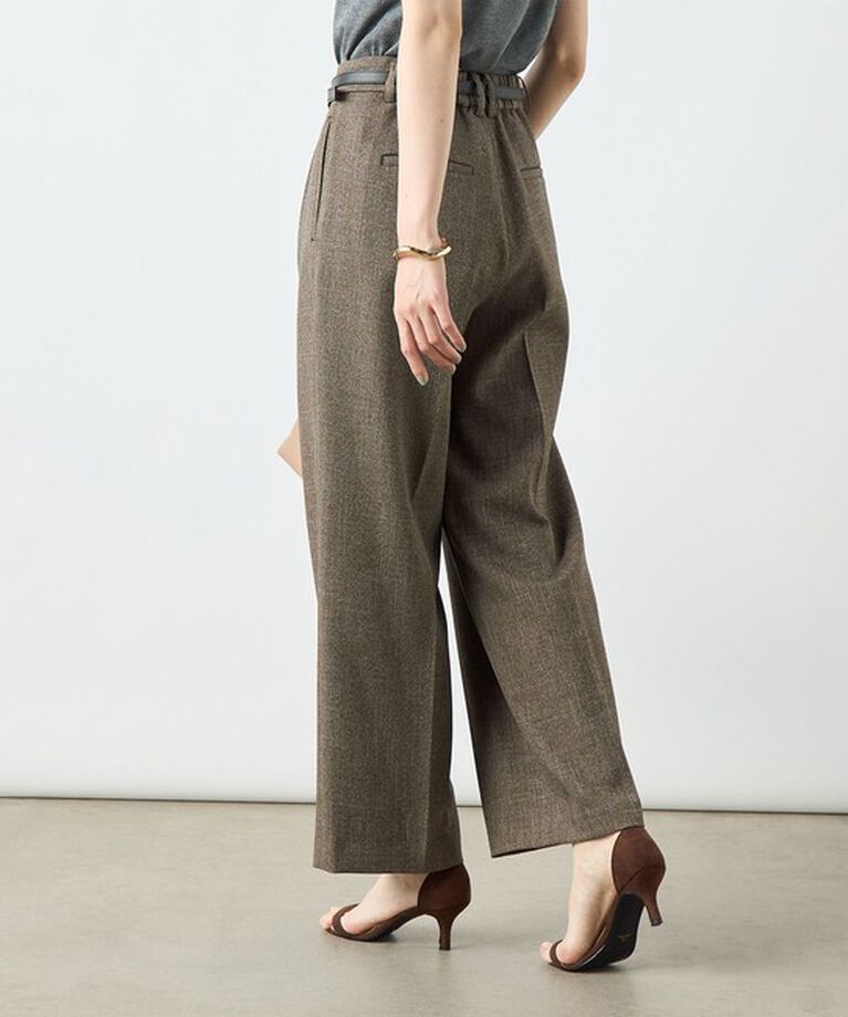 NOLLEY'S sophi「ウォッシャブルシャークツータックワイドパンツ」|その他|