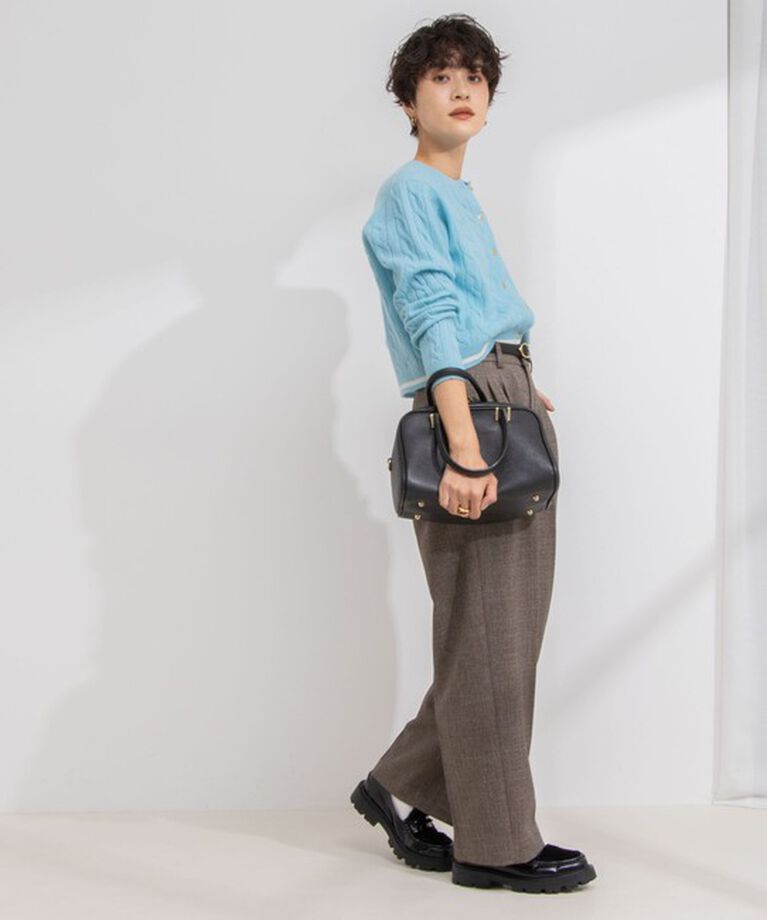 NOLLEY'S sophi「ウォッシャブルシャークツータックワイドパンツ」|その他|