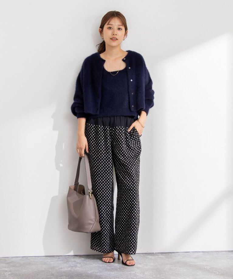 NOLLEY'S「カットジャガードワイドパンツ」|その他|