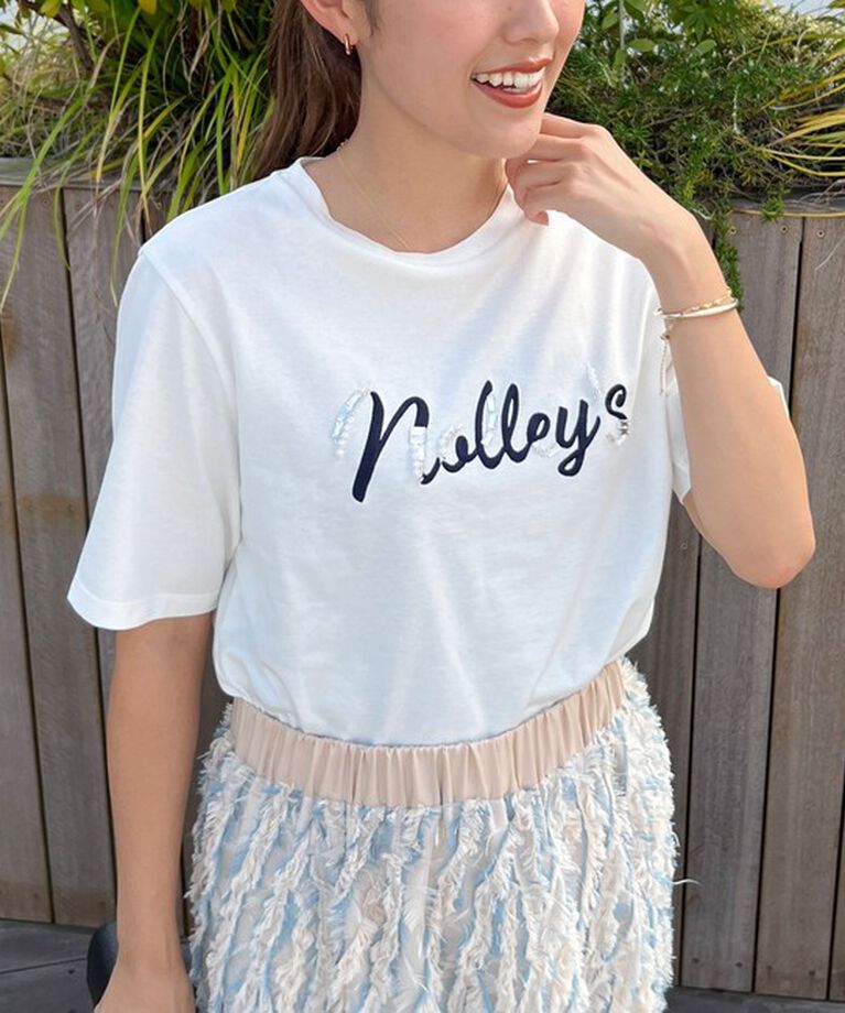 NOLLEY'S「ノーリーズ刺繍Tシャツ」|Tシャツ・カットソー|