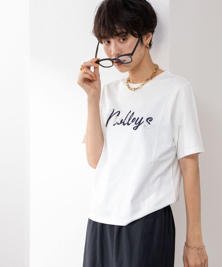 NOLLEY'S「ノーリーズ刺繍Tシャツ」|Tシャツ・カットソー|