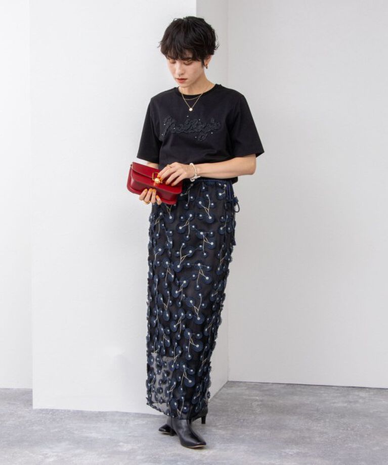 NOLLEY'S「ノーリーズ刺繍Tシャツ」|Tシャツ・カットソー|