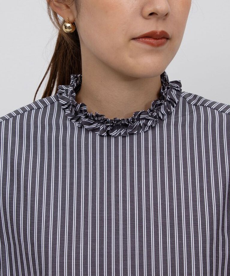 NOLLEY'S「【MARILYN MOON/マリリーンムーン】tuck frill sleeve blouse」|シャツ・ブラウス|