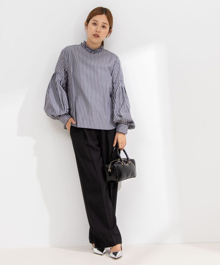 NOLLEY'S「【MARILYN MOON/マリリーンムーン】tuck frill sleeve blouse」|シャツ・ブラウス|