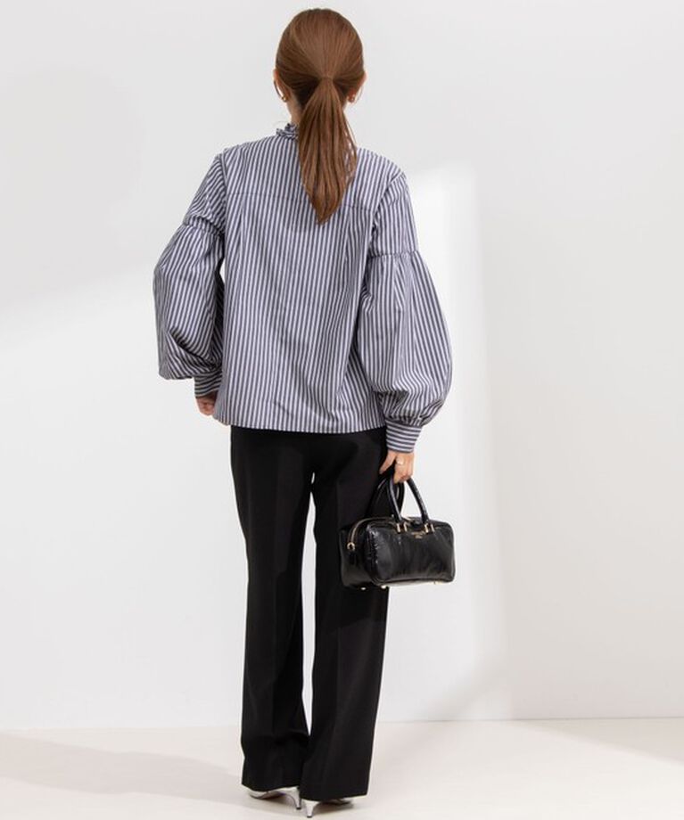 NOLLEY'S「【MARILYN MOON/マリリーンムーン】tuck frill sleeve blouse」|シャツ・ブラウス|