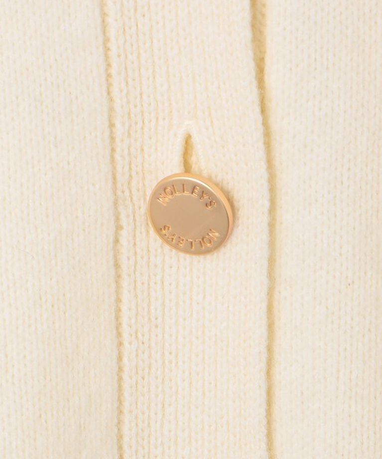 NOLLEY'S「カシミヤ混MUSICゆったりVネックカーディガン 24AW」|カーディガン|