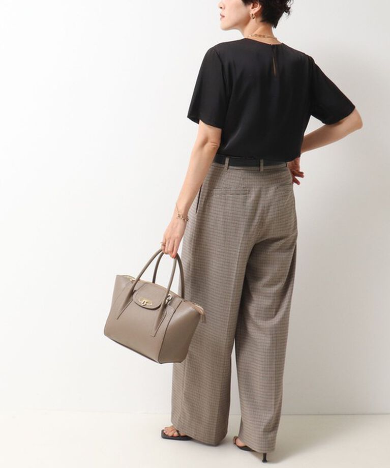 NOLLEY'S「《セットアップ対応》ストレッチツイルワイドパンツ」|その他|