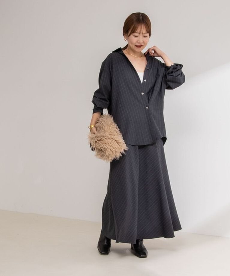 NOLLEY'S「《セットアップ対応》ウォッシャブルMannishシャツ」|シャツ・ブラウス|