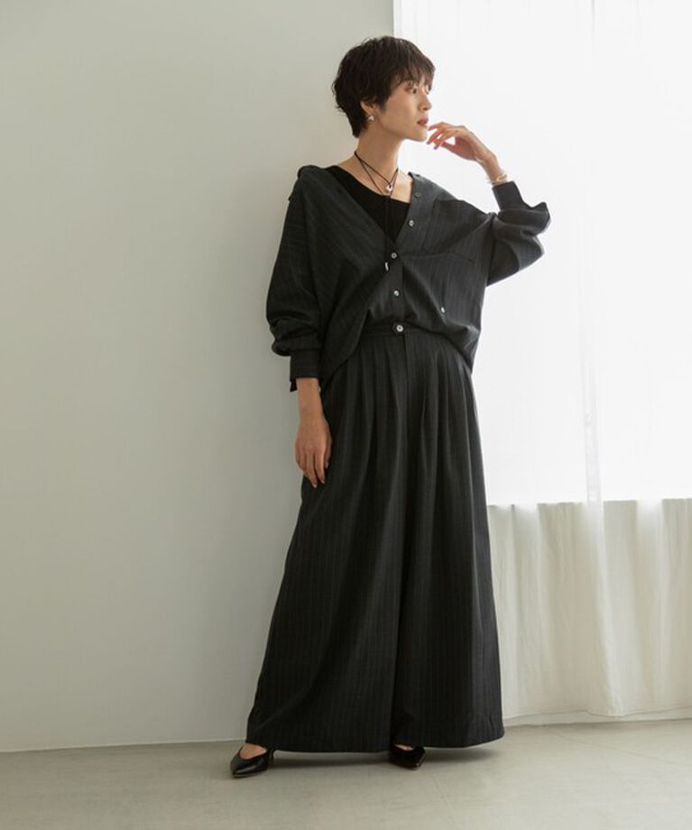 NOLLEY'S「《セットアップ対応》ウォッシャブルMannishシャツ」|シャツ・ブラウス|