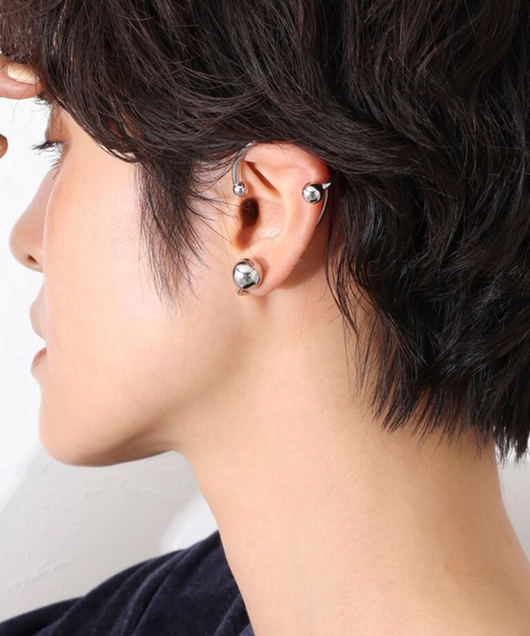NOLLEY'S「【MAESTOSO/マエストソ】SPHRE EARCUFF&PIERCE」|ピアス|