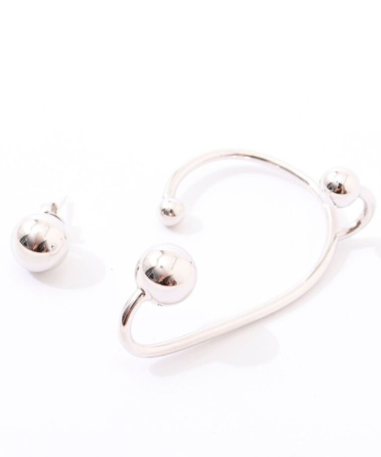 NOLLEY'S「【MAESTOSO/マエストソ】SPHRE EARCUFF&PIERCE」|ピアス|