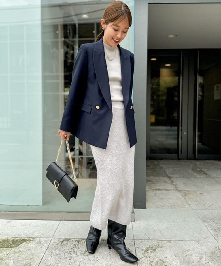 NOLLEY'S sophi「◇【WEB限定サイズあり】《セットアップ対応》ウール混ウォッシャブルダブルジャケット」|テーラードジャケット|